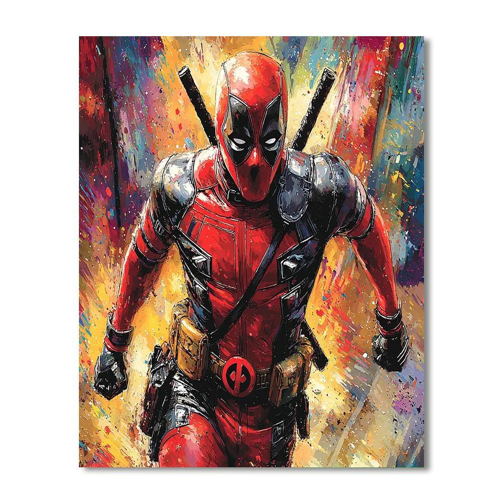 Ryan Reynolds: The Comedic Heart Of Deadpool Paint By Numbers Kits