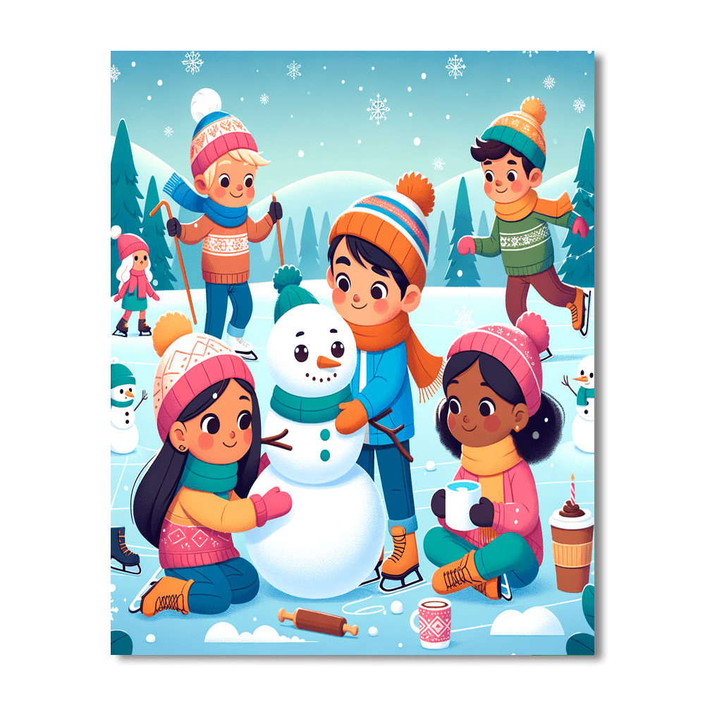 Winter Wonderland Fun Paint By Number