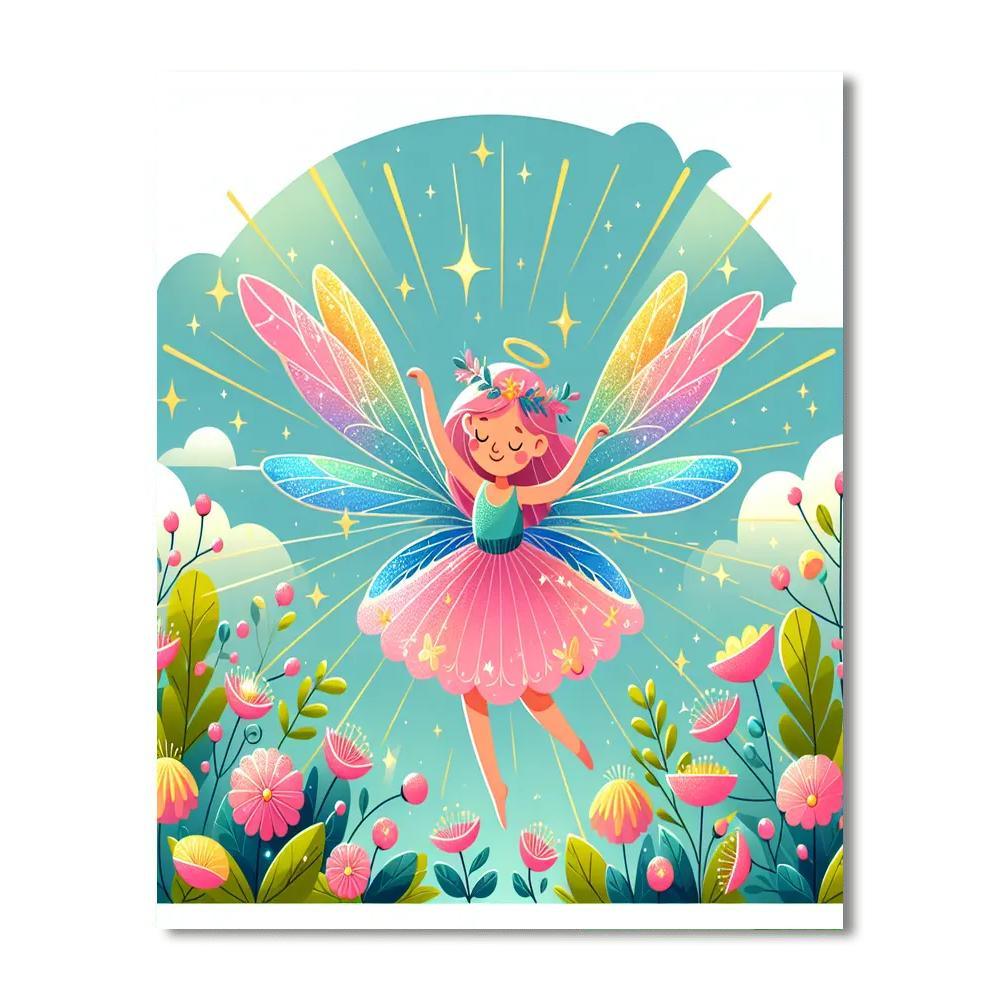 Giggling Garden Fairy Paint By Color