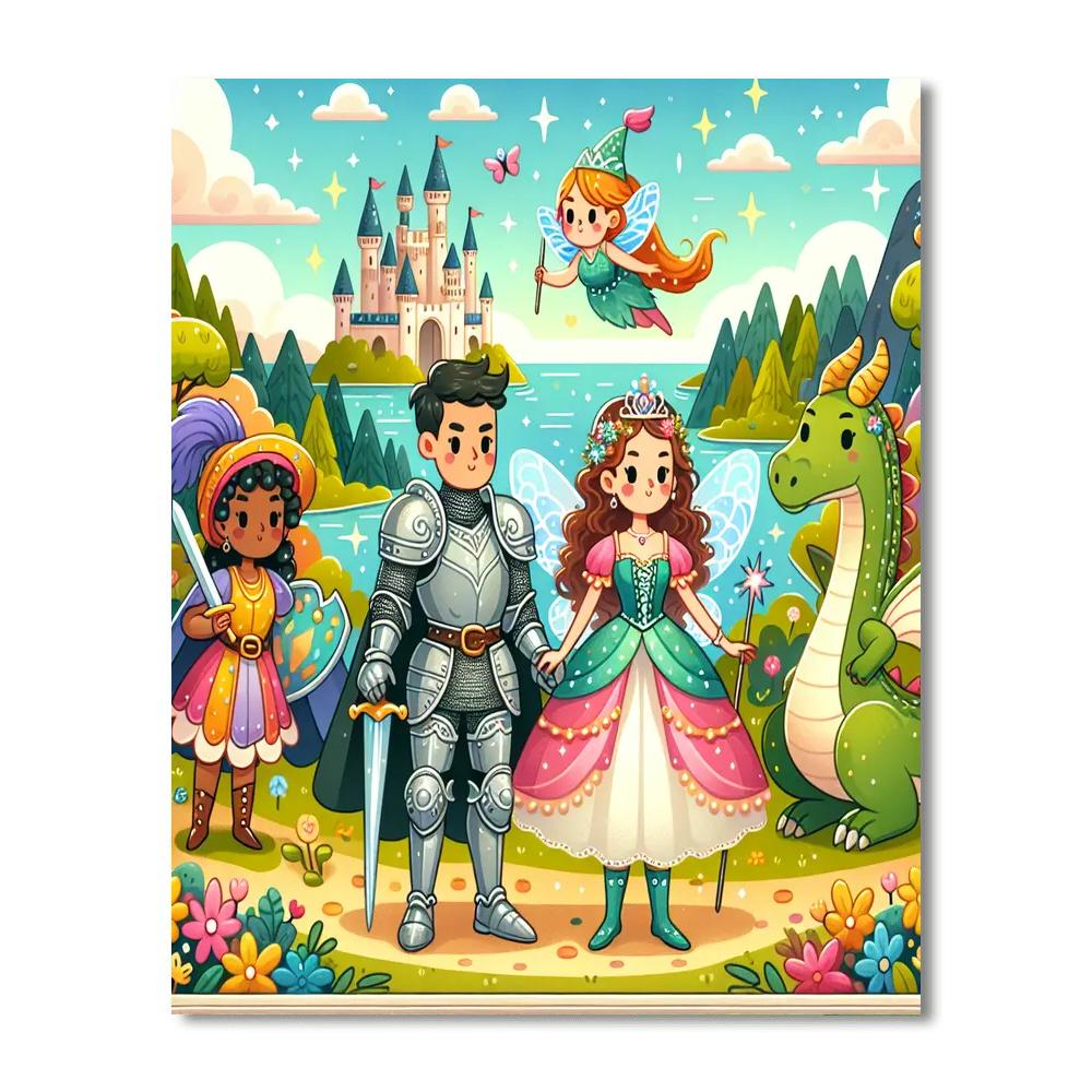 Adventurous Fairytale Quest Paint By Numbers