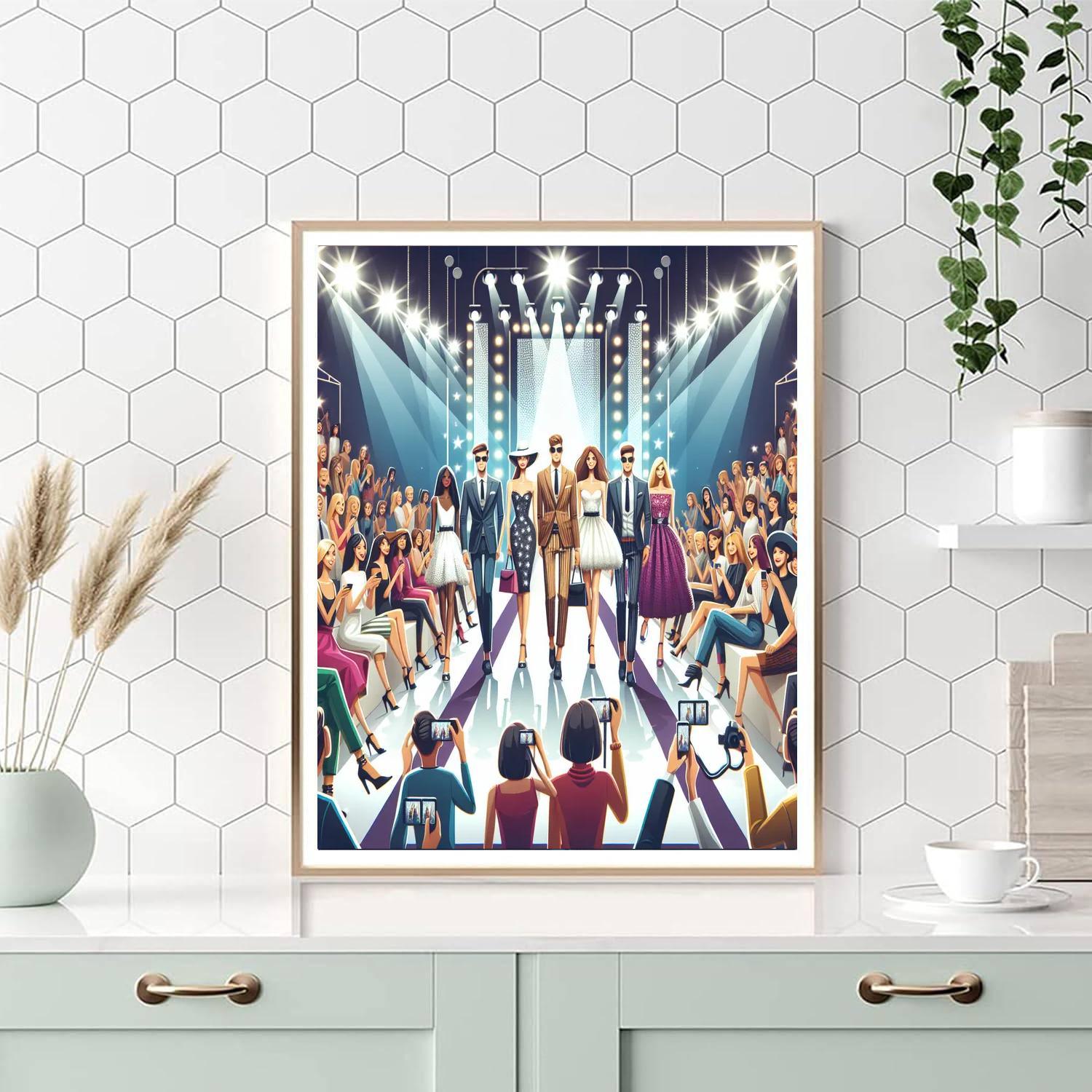 Milan Fashion Week Paint By Number