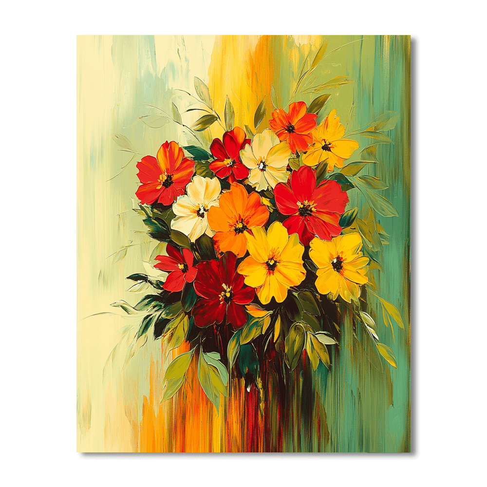 Frida Kahlo Inspired Dynamic Flora  Paint By Numbers Kits