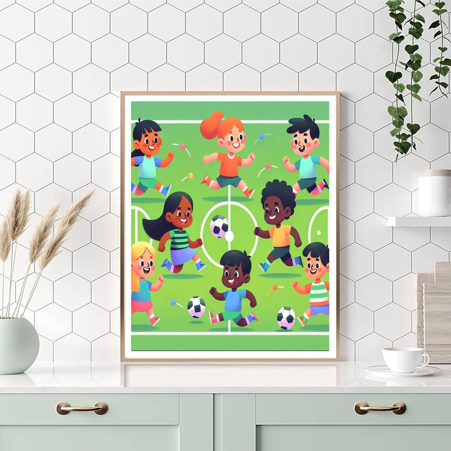 Sports All-stars Number Painting