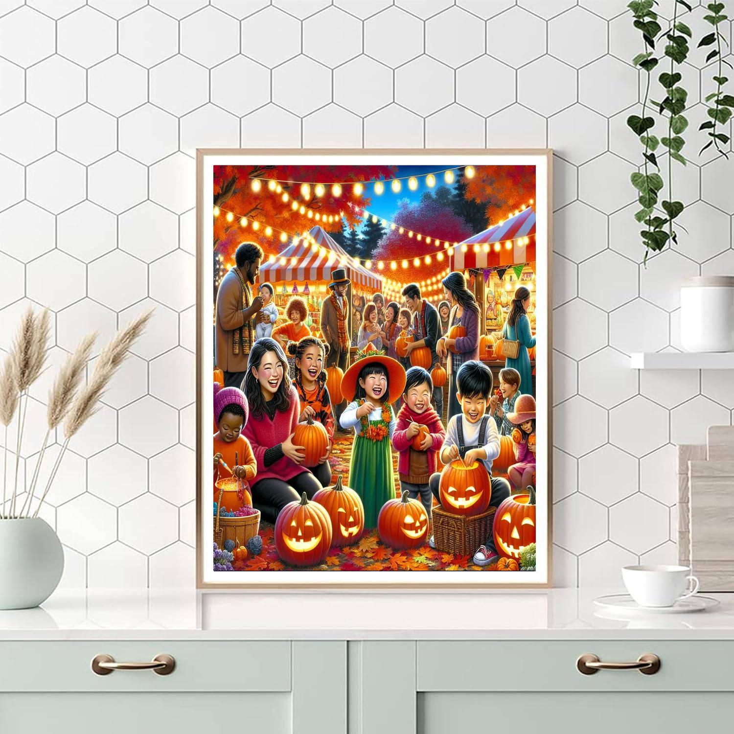 Harvey's Halloween Paint By Numbers Art