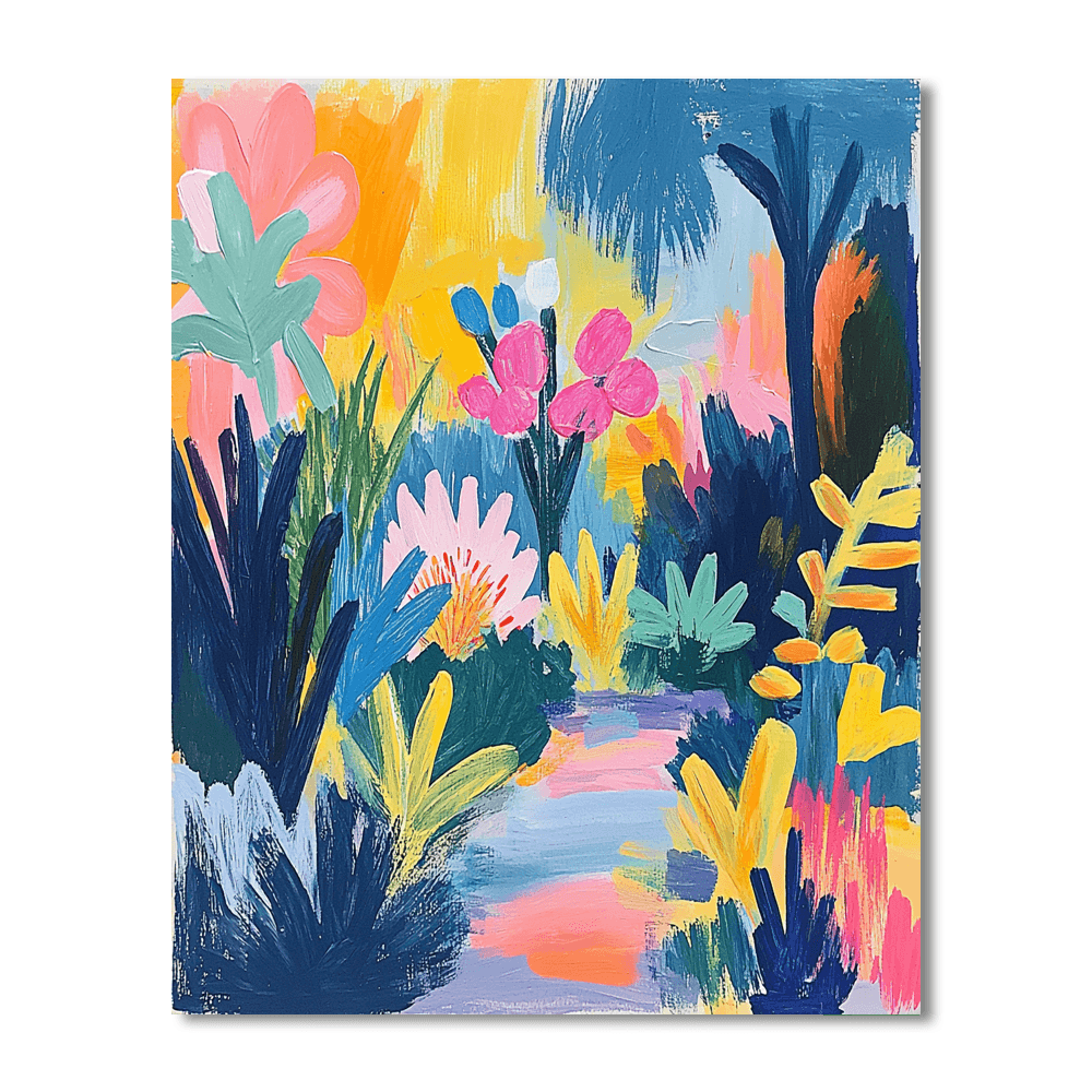 Tracey Emin Inspired Emin's Reflective Garden  Painting By Numbers Kit