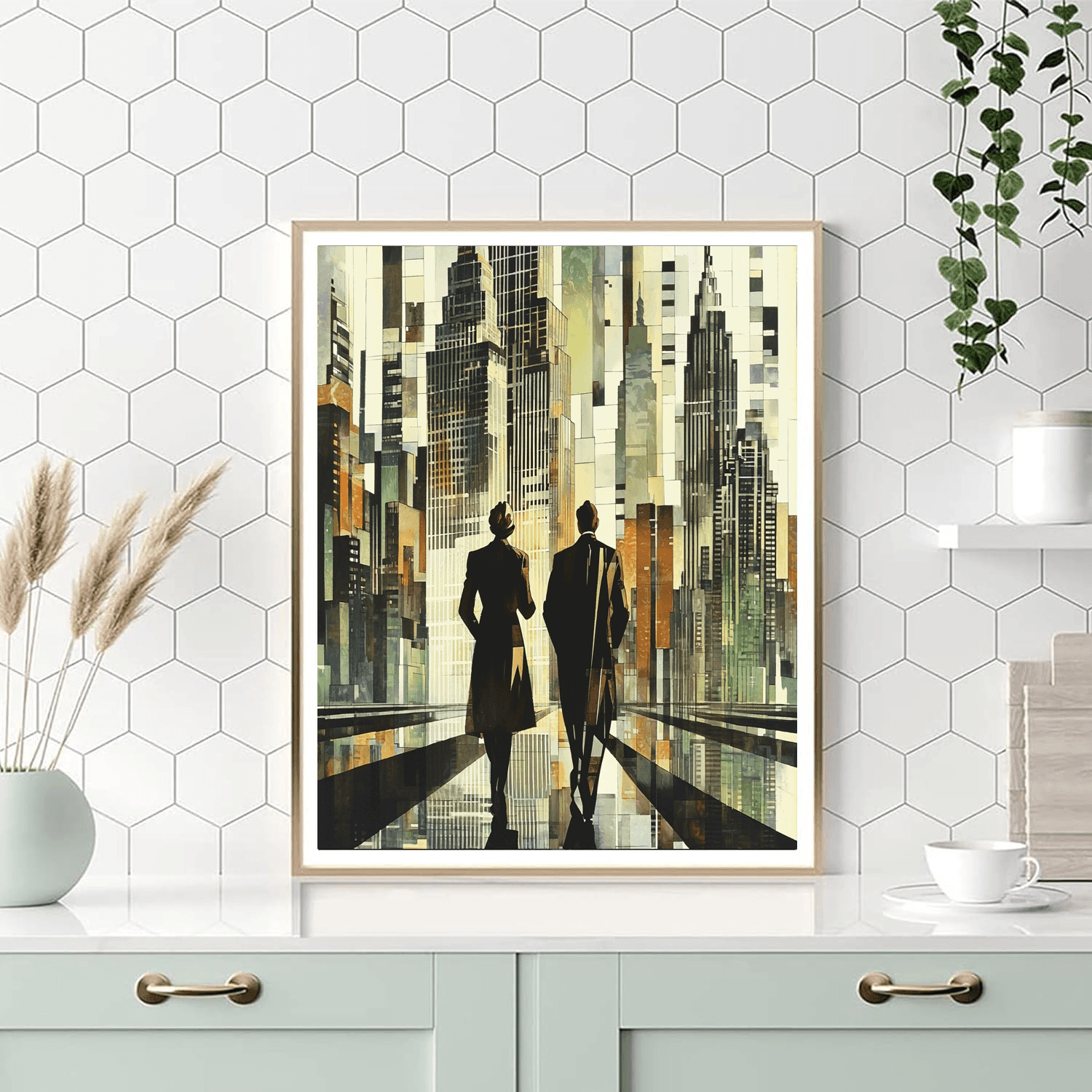 Tamara De Lempicka Inspired Art Deco Metropolis Awakens  Paint By Numbers