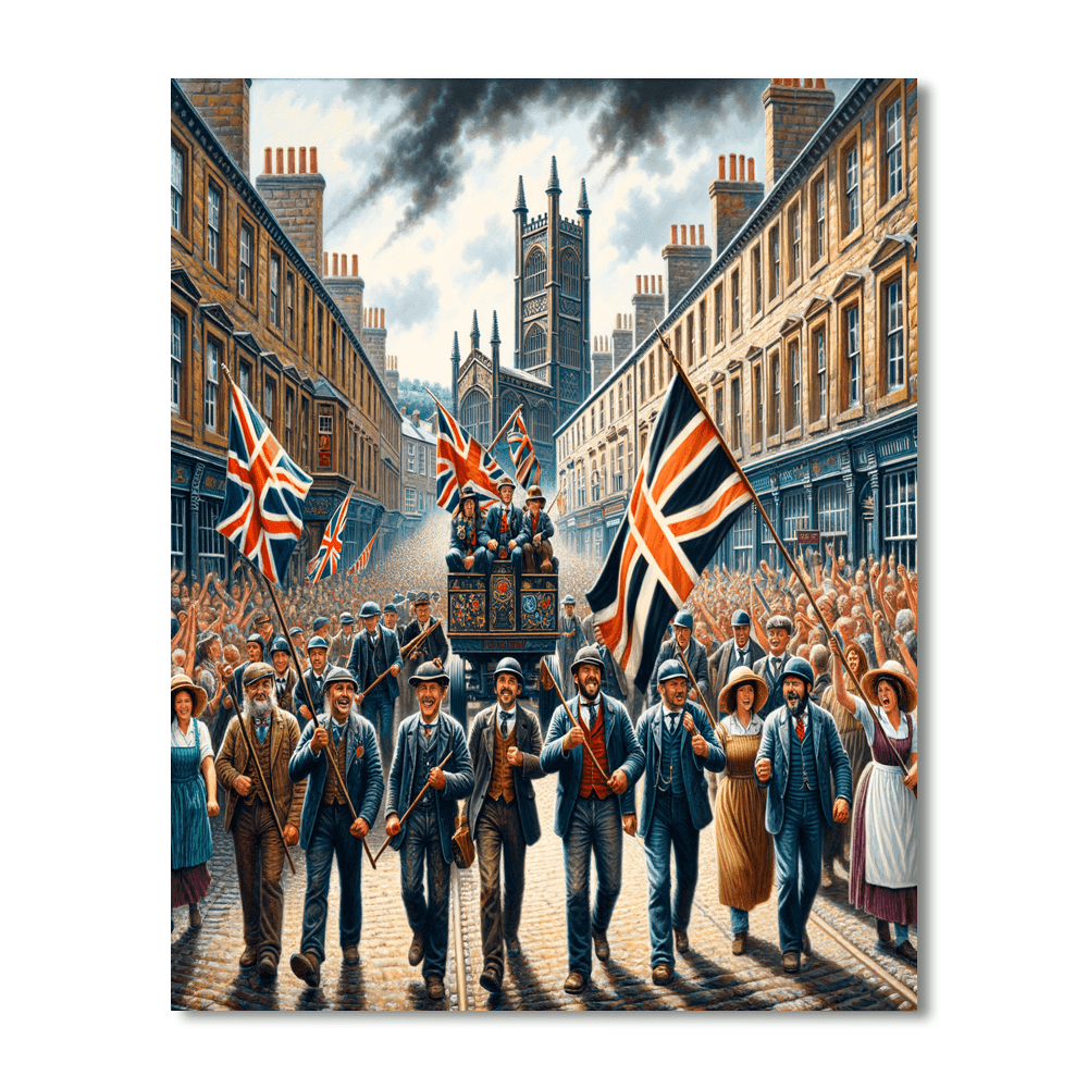 Durham Miners Gala Painting By Numbers Kit