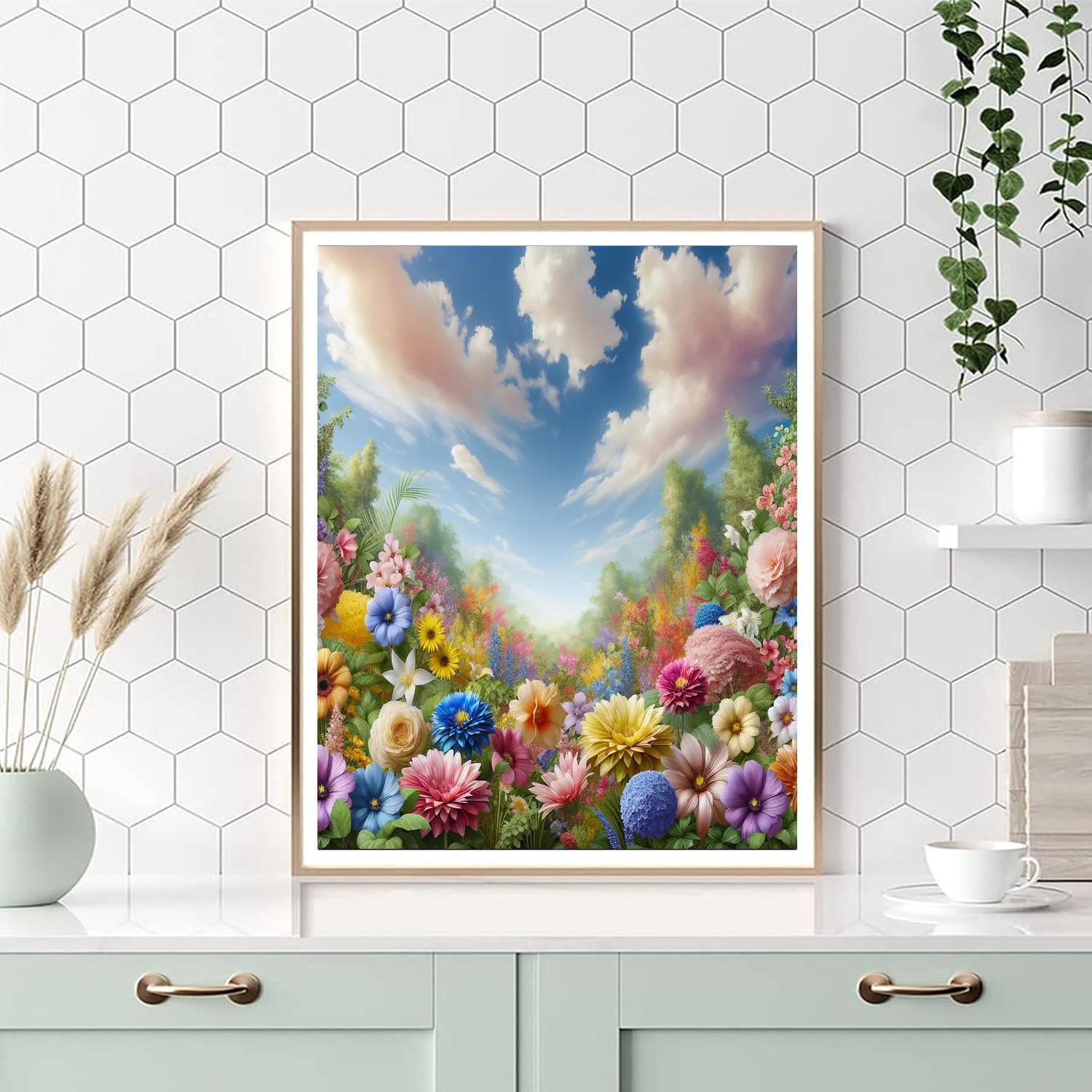Radiant Garden Oasis Numbered Painting Kits