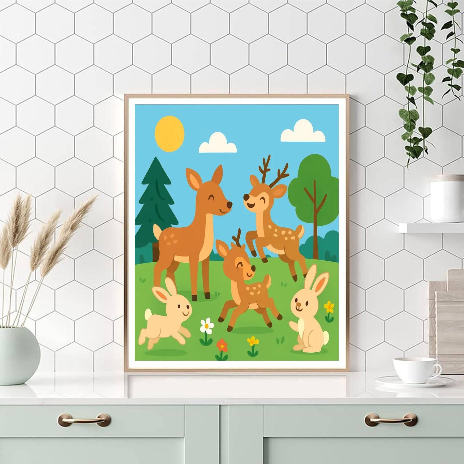 Wonderous Woodland Numbered Painting Kits