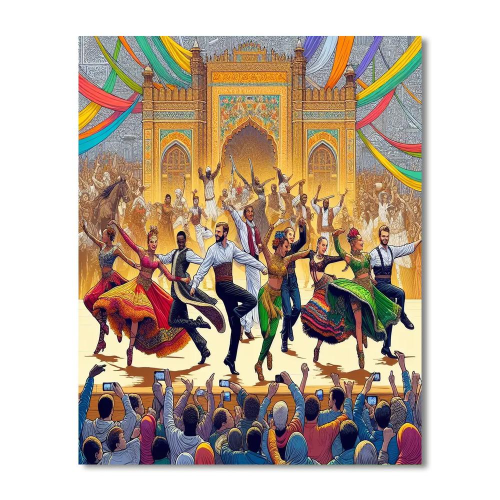 Bologna’s Tersicore Festival - Italy Painting By Numbers Kit