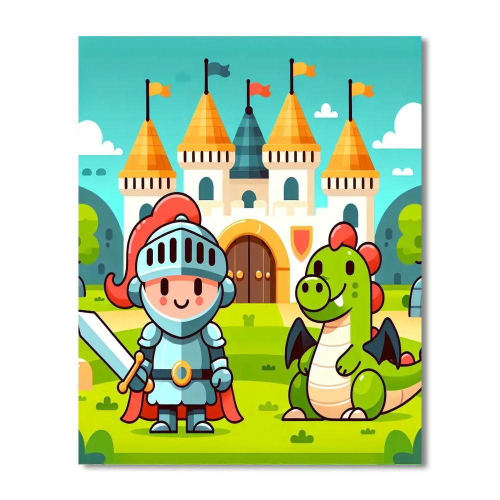 Fanciful Kingdom Quest Paint By Color