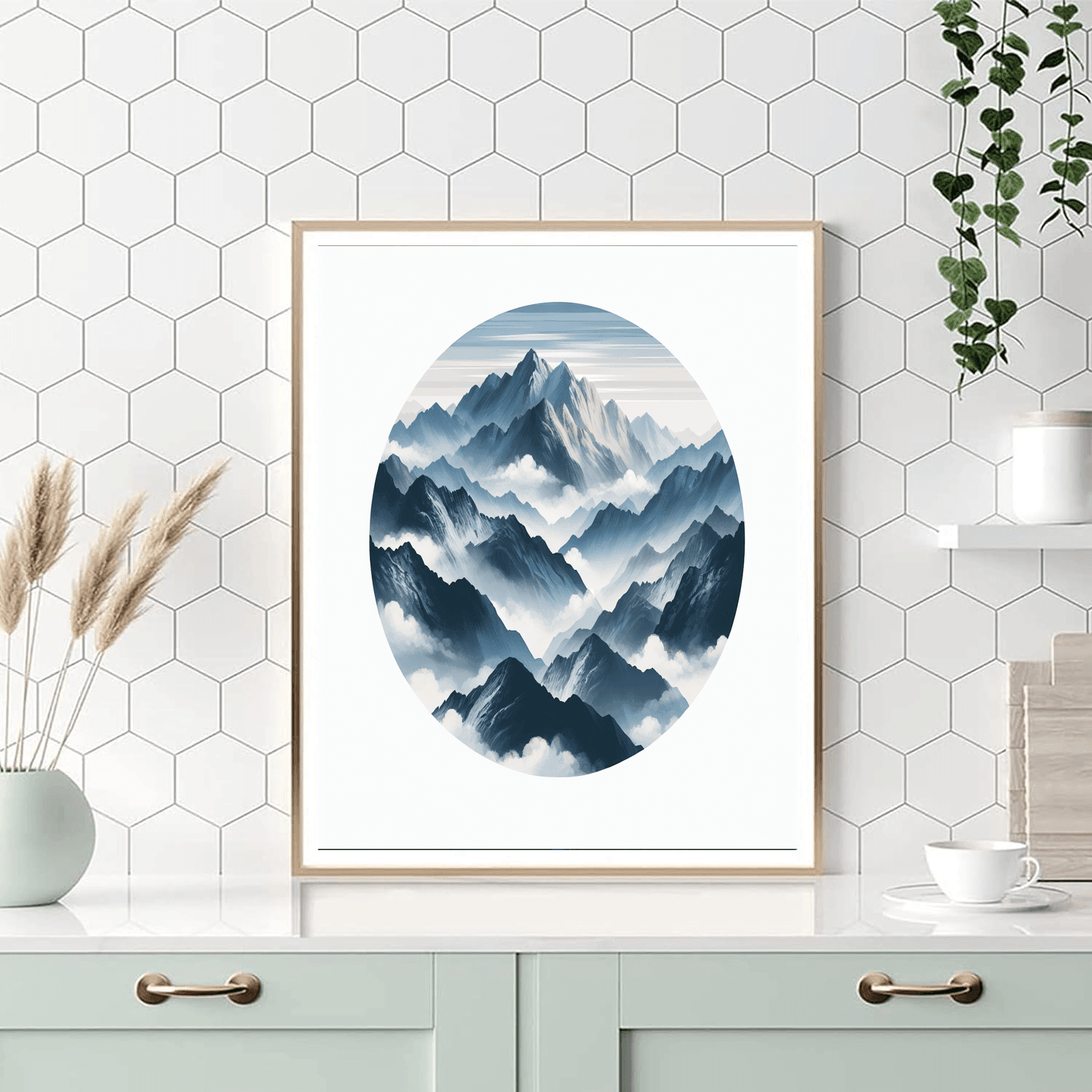 Misty Mountain Majesty Number Painting