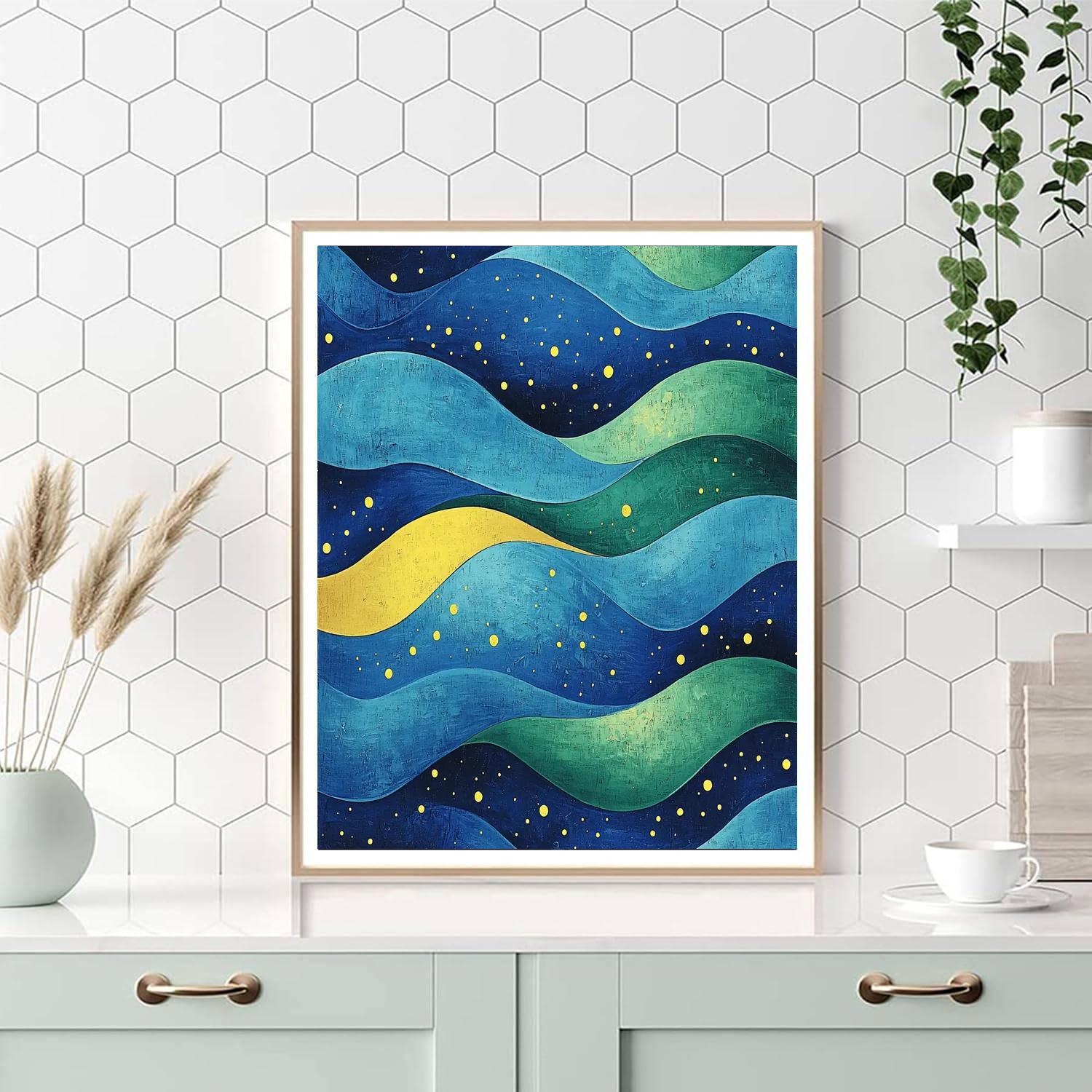 Joan Miro Inspired Mystical Ocean  Paint By Number