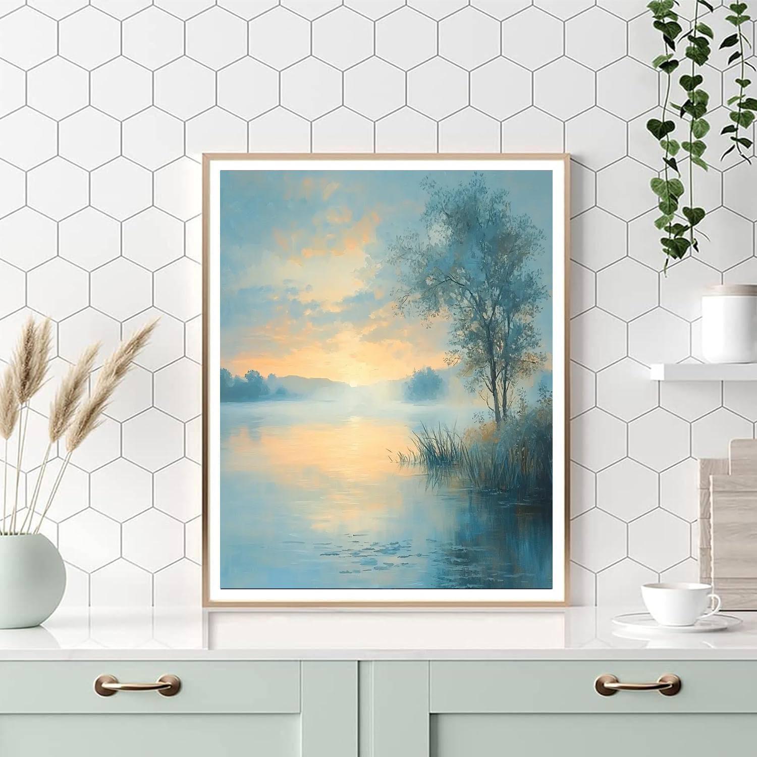 Edgar Degas Inspired Dawn Mist Melody  Paint By Numbers