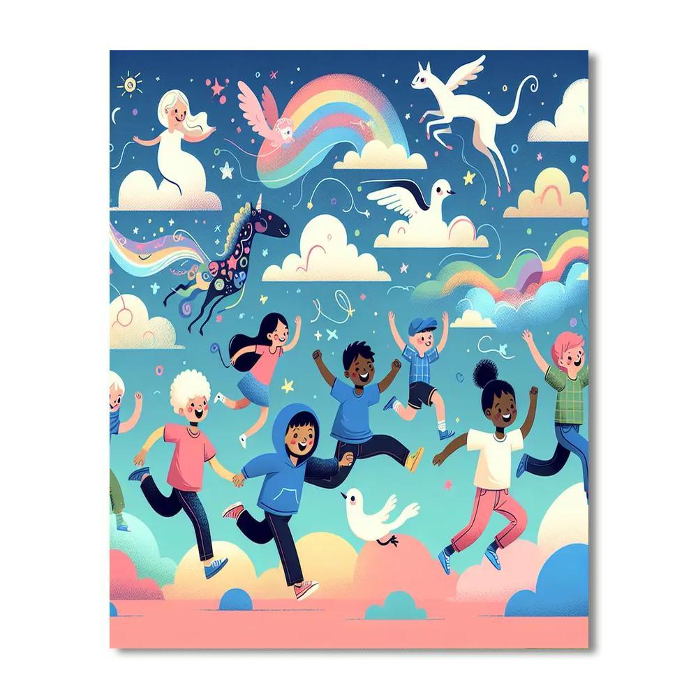 Dreamland Cloud Chasers Number Painting