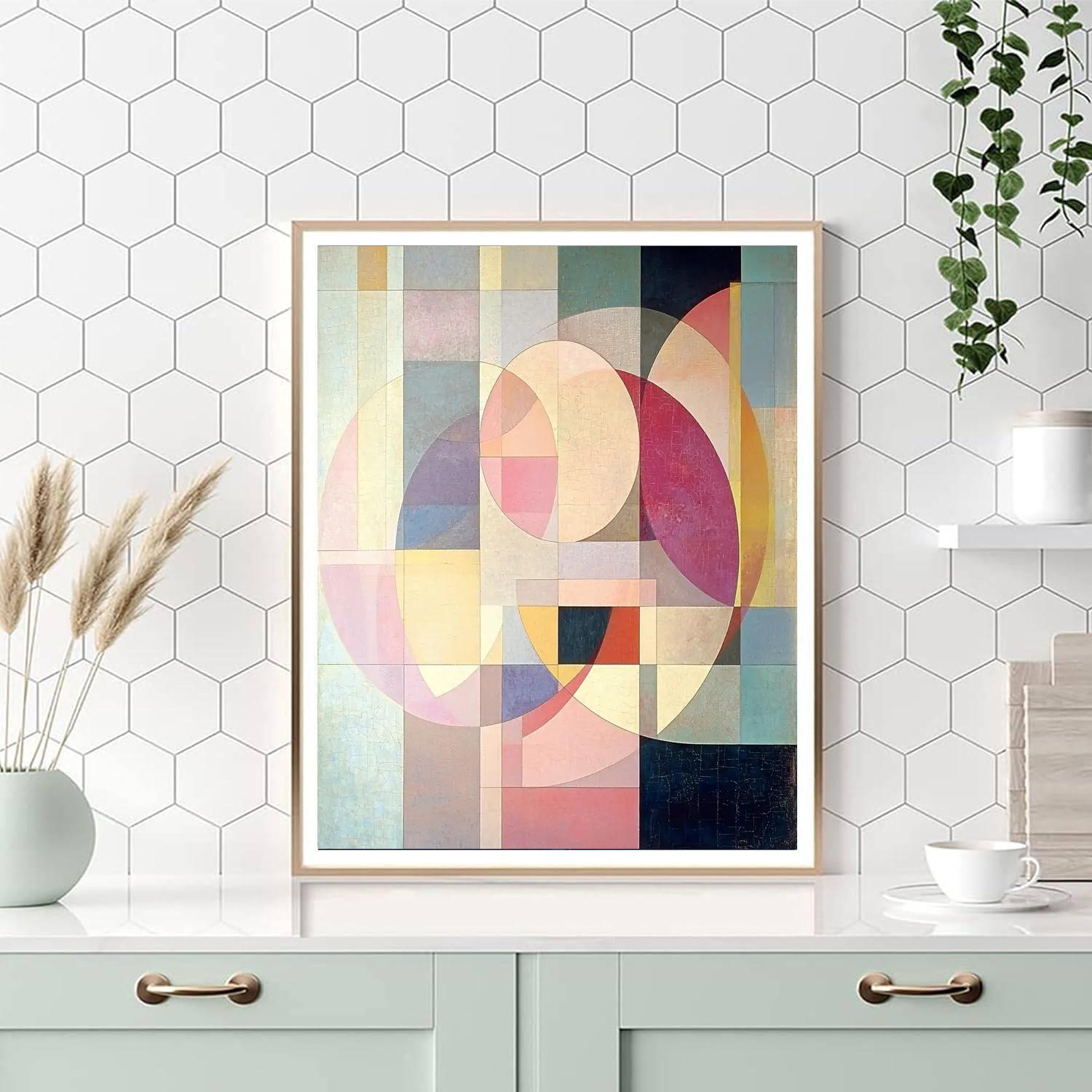 Kazimir Malevich Inspired Zen Geometry  Paint By Color