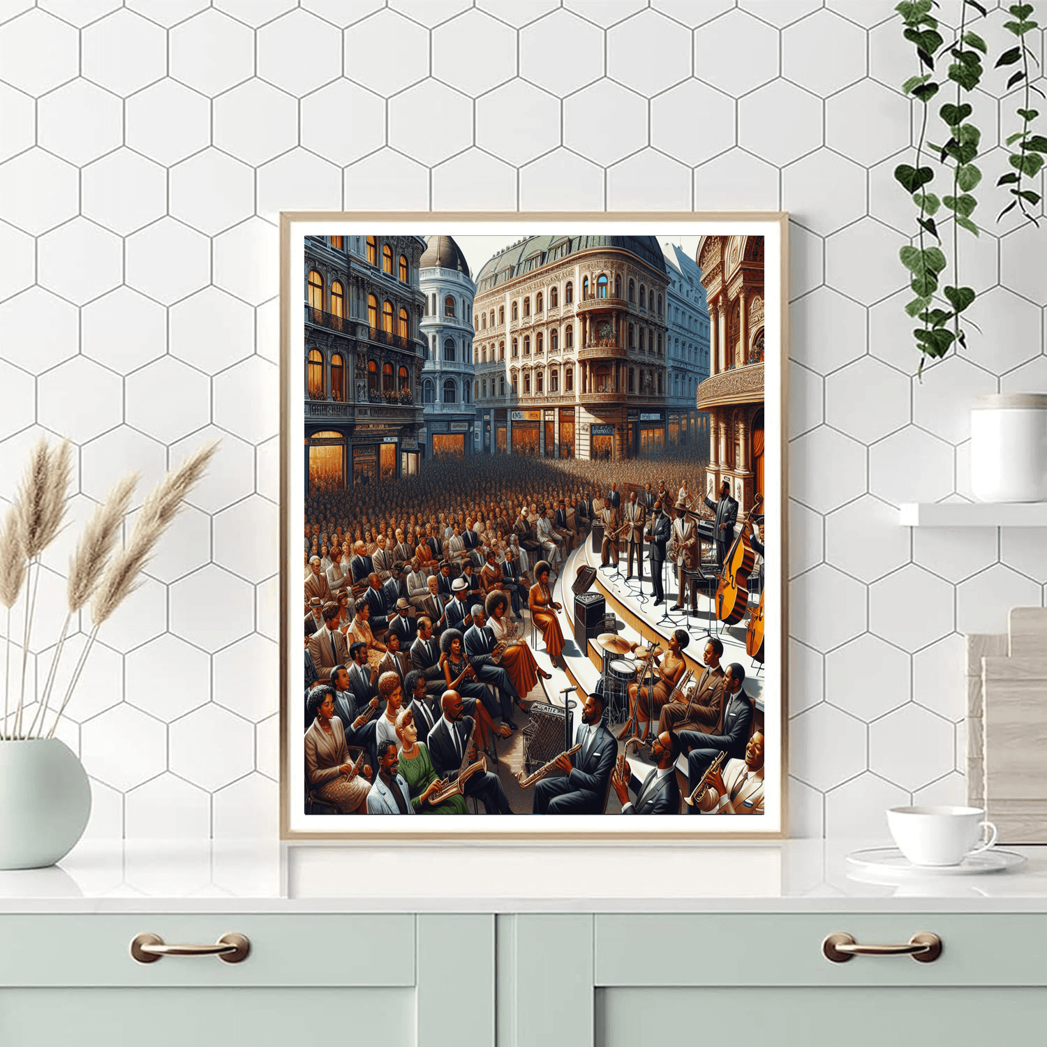 Jazz Fest Wien - Austria Number Painting