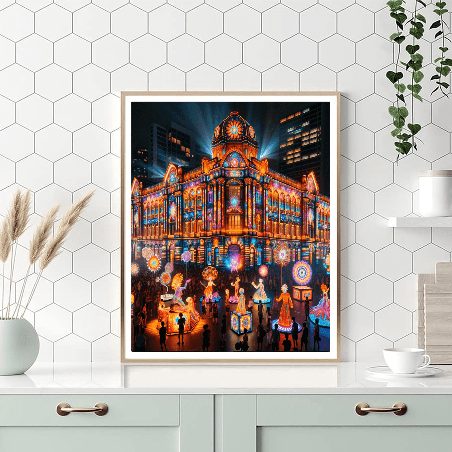 Singapore Night Festival - Singapore Number Painting