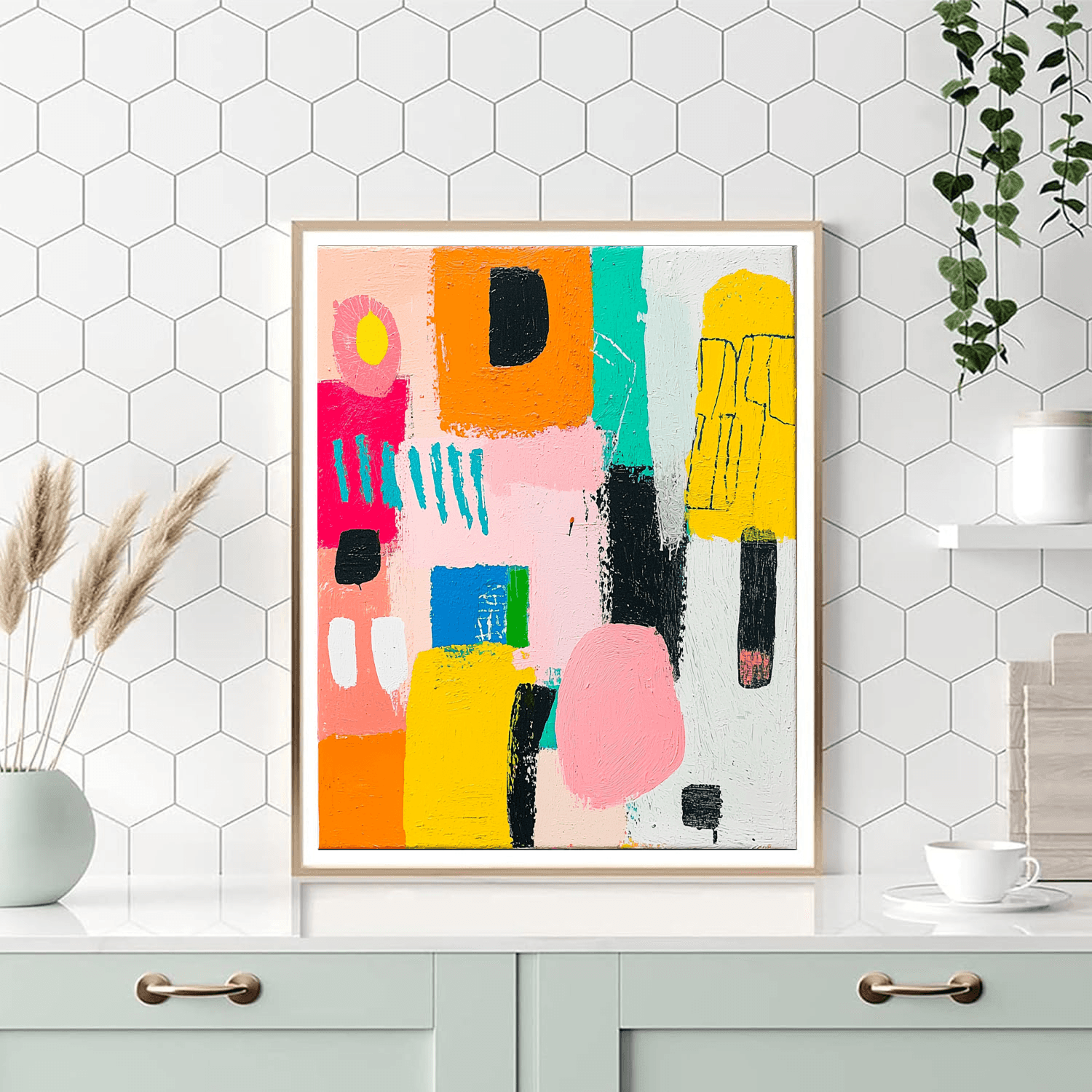 Jean-Michel Basquiat Inspired Abstract Adventures  Paint By Color