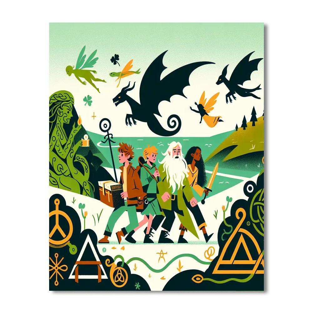 Celtic Legend Quest DIY Paint By Numbers