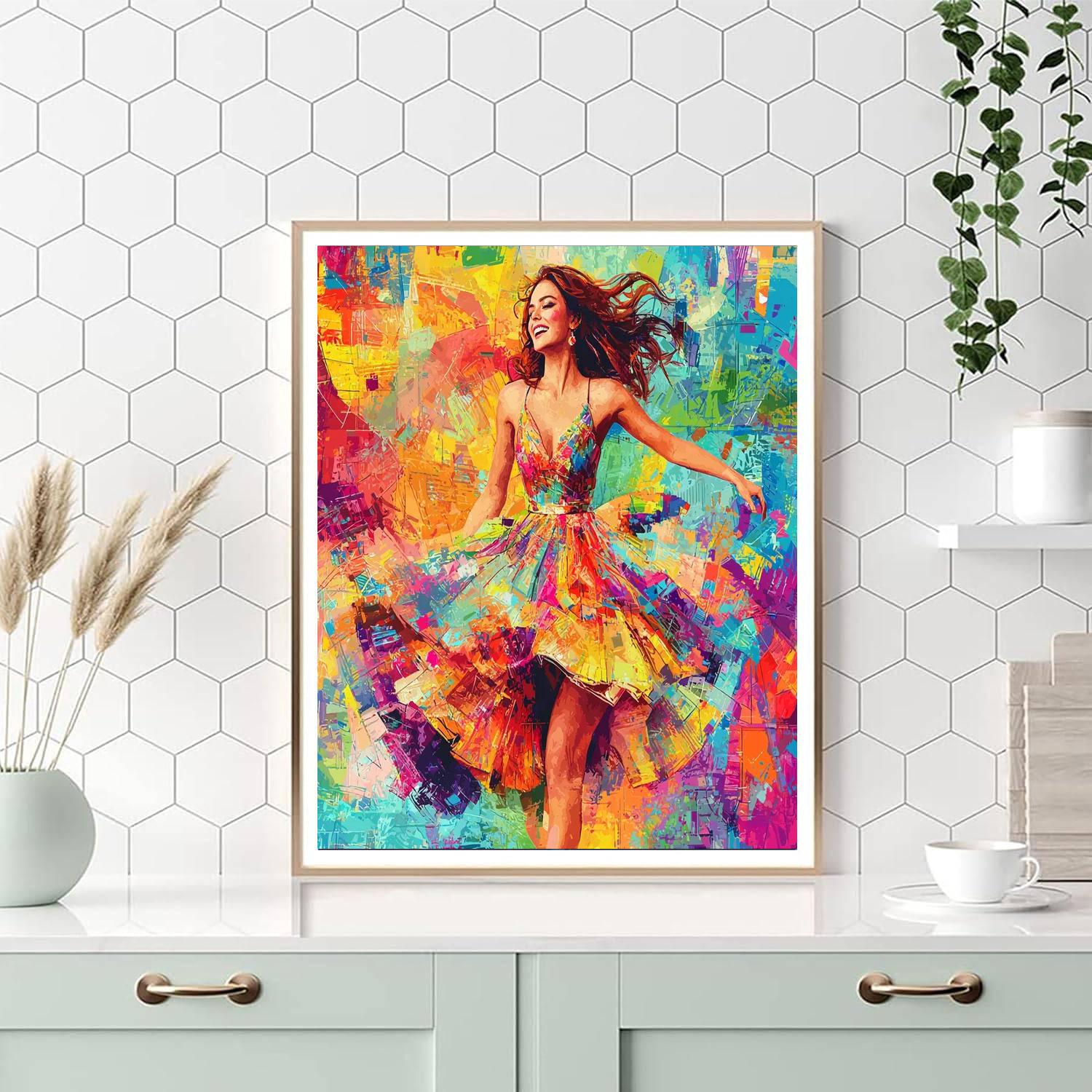 Emma Stone: The Dancer's Dream Numbered Painting Kits