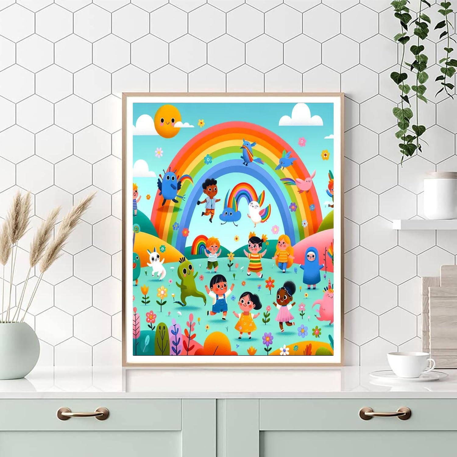 Rainbow Valley Adventure Paint By Number
