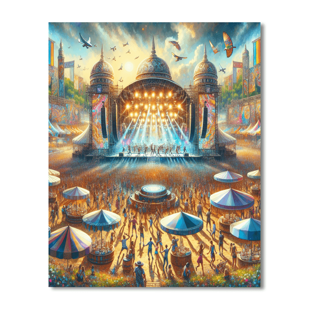 The Sziget Festival - Hungary Paint By Numbers Kits