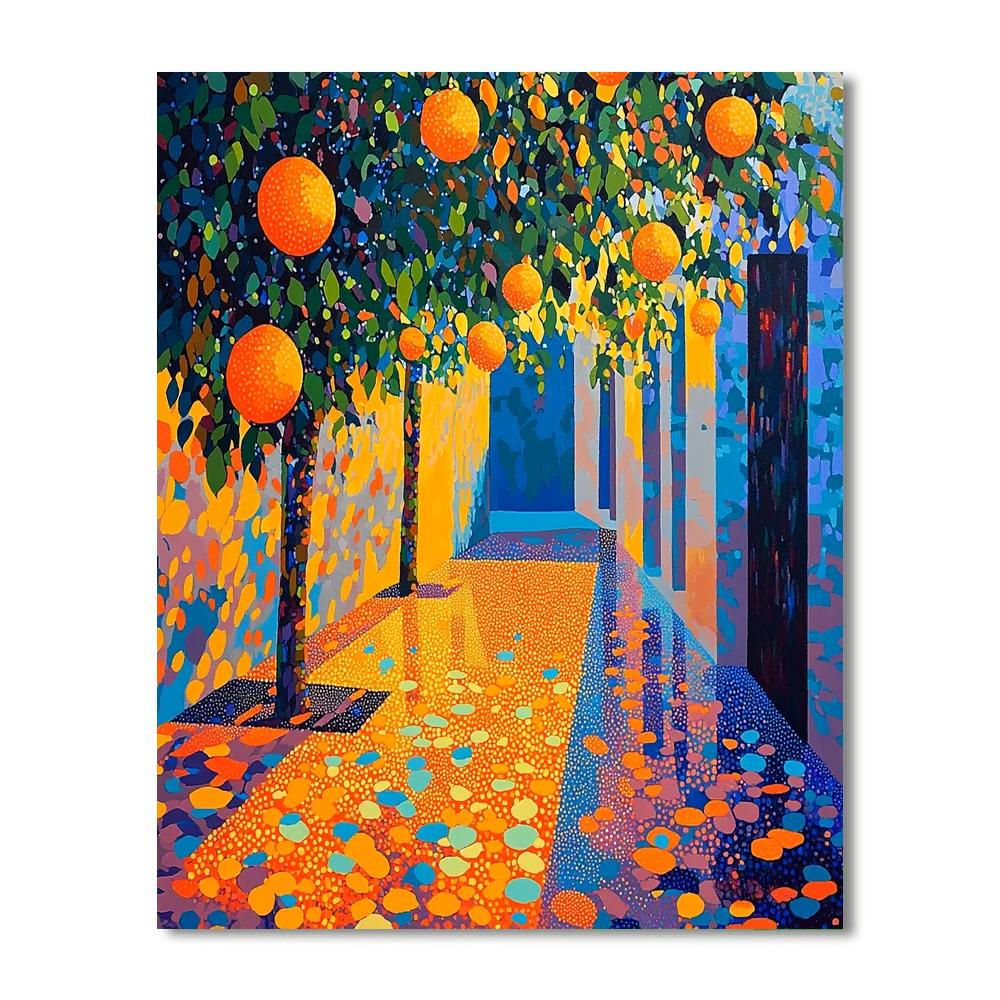 Georges Seurat Inspired Joyful Reflections  Painting Number Kit