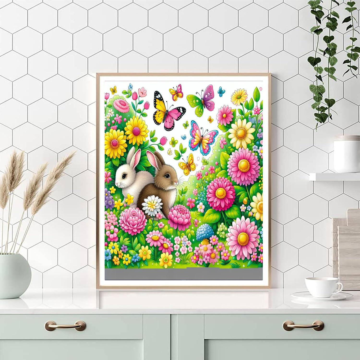 Joyful Garden Of Friendship Numbered Painting Kits