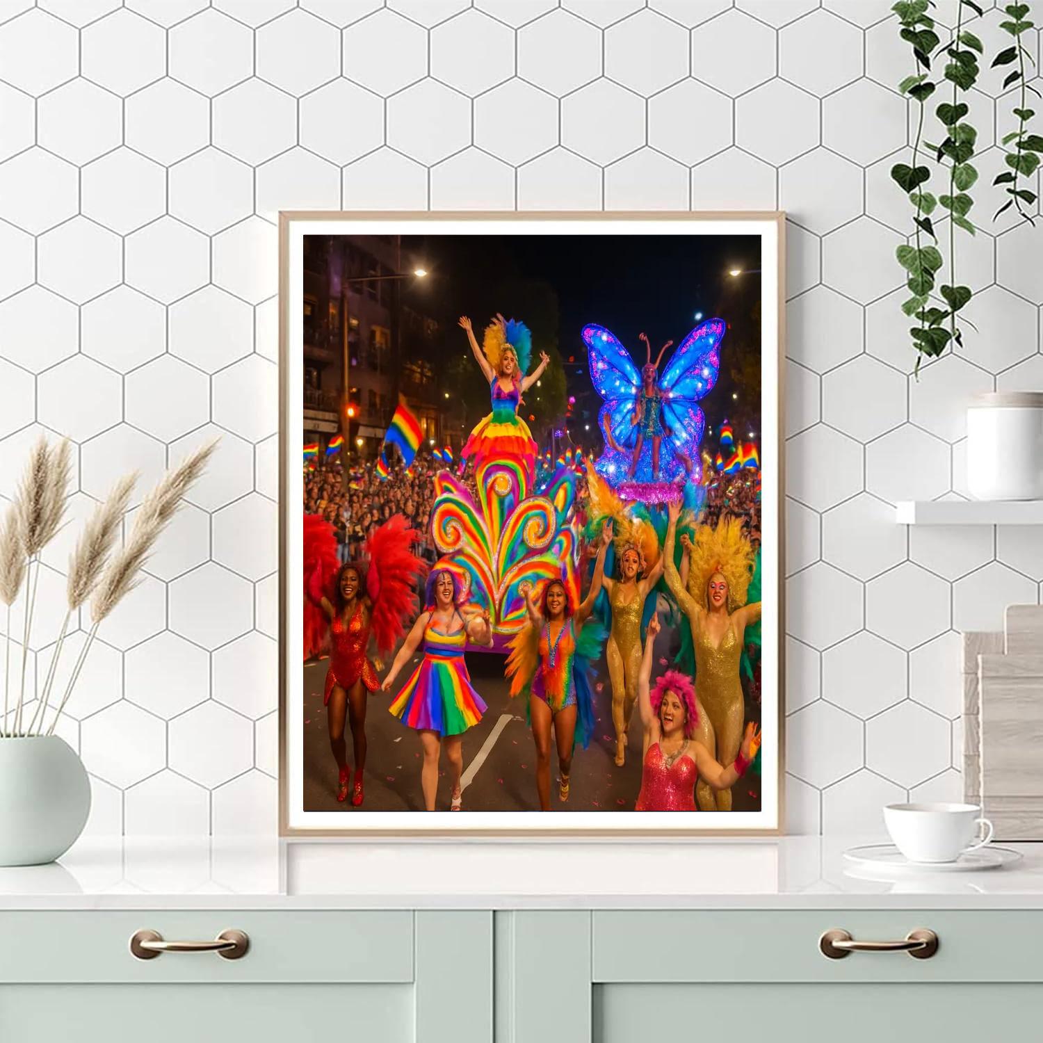Sydney Mardi Gras Painting Number Kit