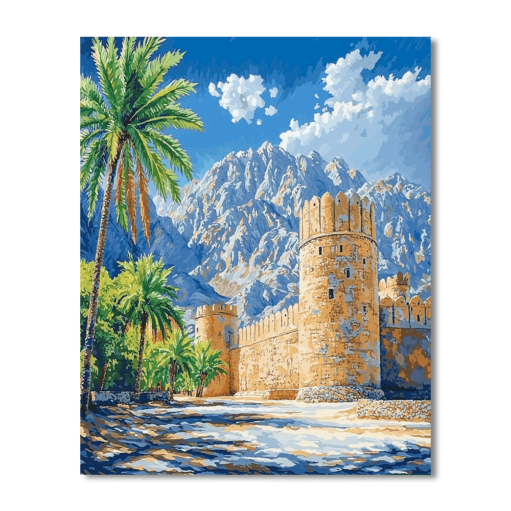 Nizwa Fort Painting By Numbers Kit