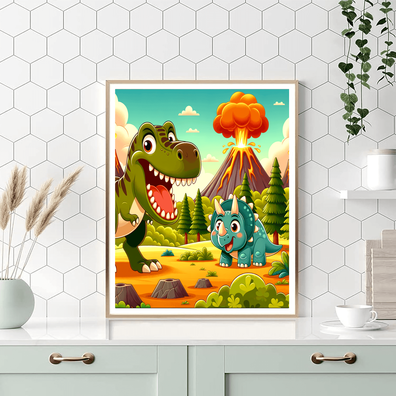 Super Fun Dino Day Numbered Painting Kits
