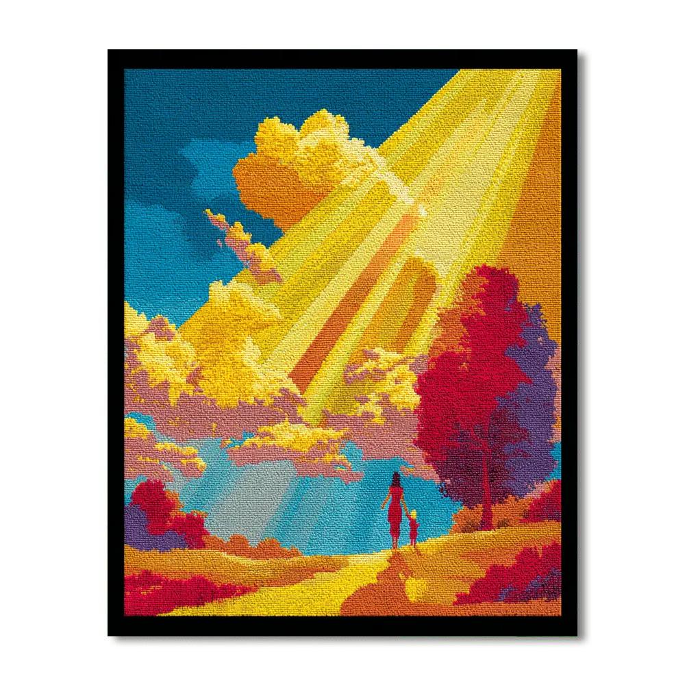 Rays Of Hope And Love Numbered Painting Kits