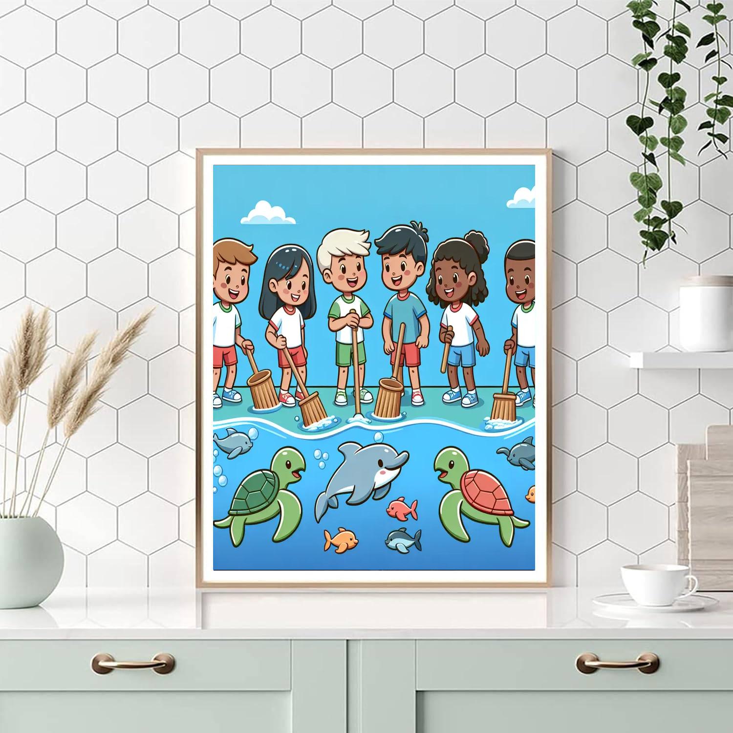 Ocean Rescue Squad Paint By Color