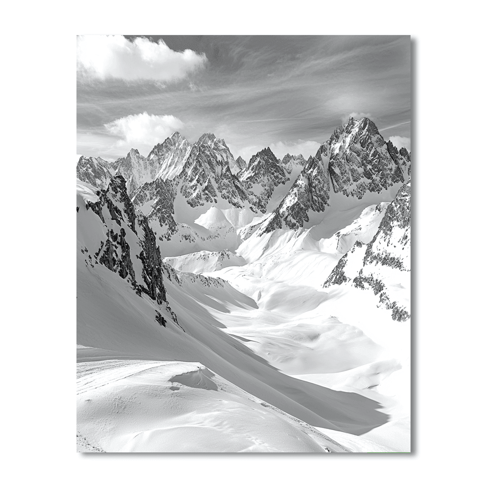 Ansel Adams Inspired Cinematic Landscapes  Paint By Numbers Kits