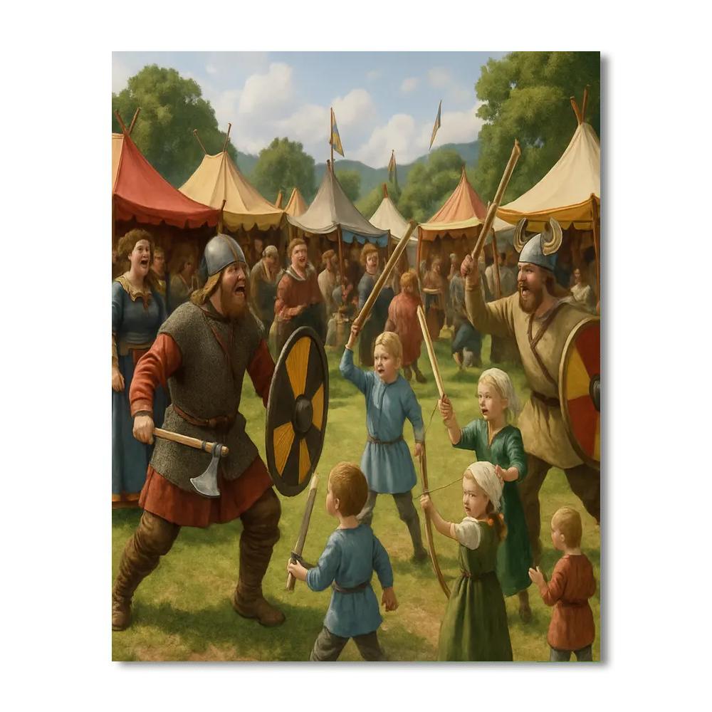 Viking Festival - Norway DIY Paint By Numbers