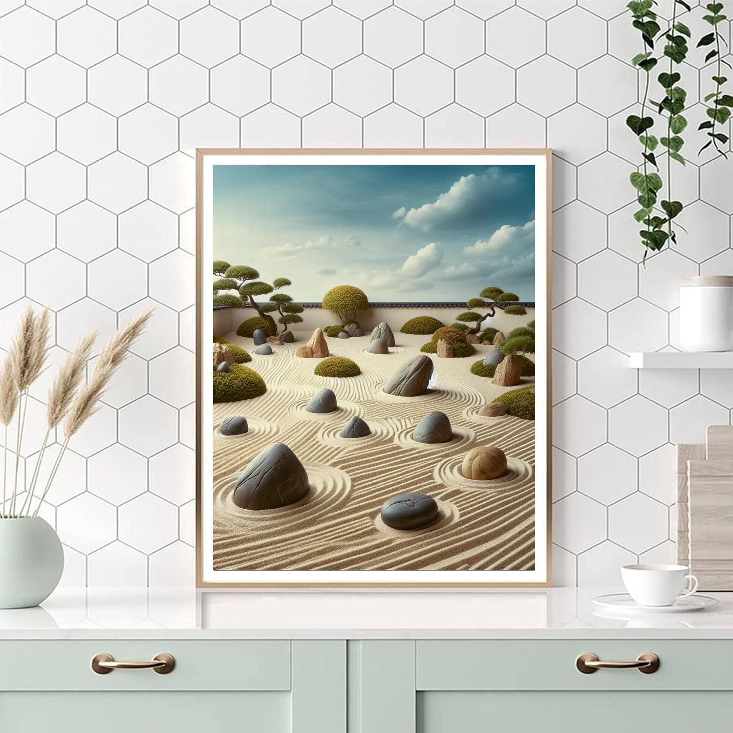 Serene Zen Sanctuary DIY Paint By Numbers