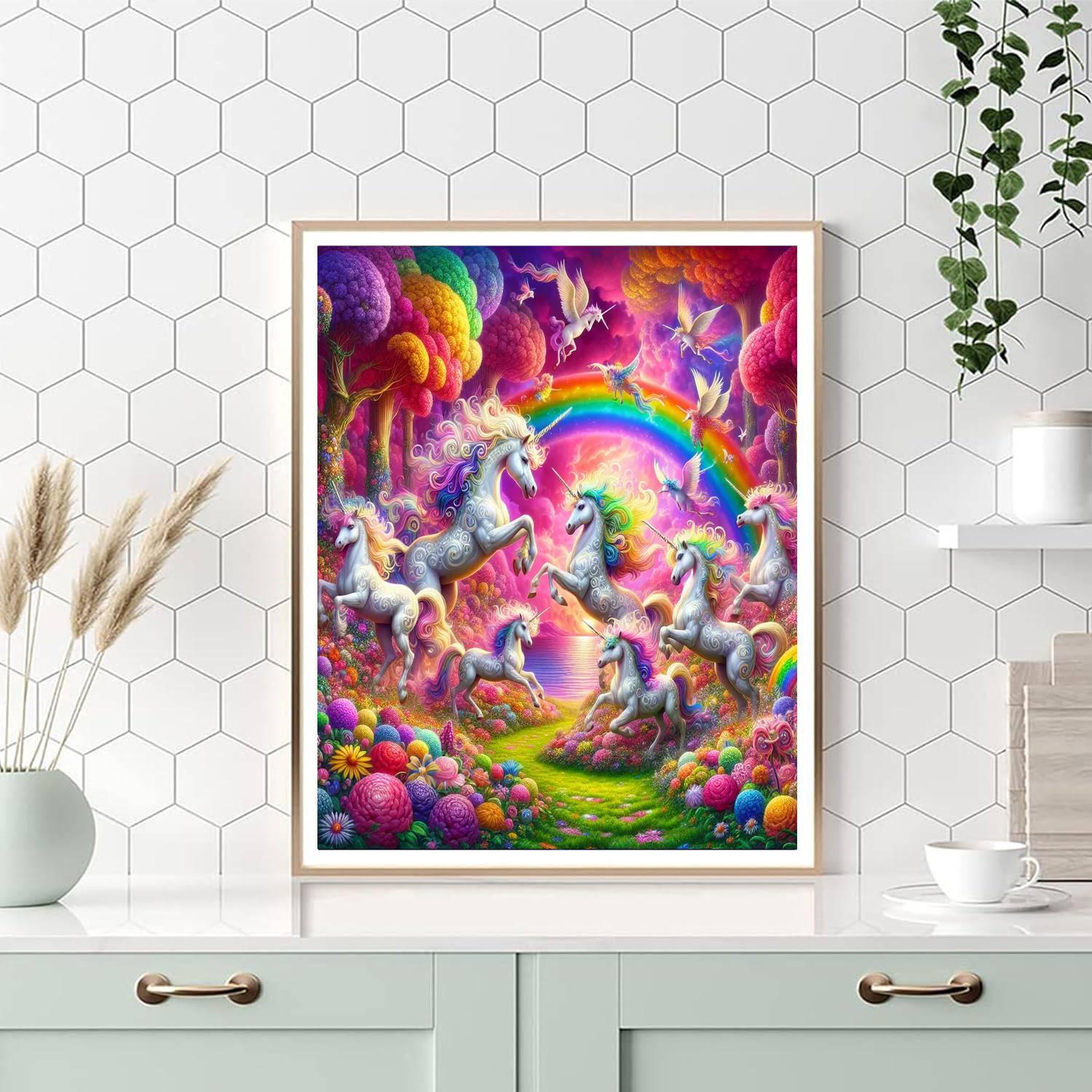 Fairytale Unicorn Dreams Paint By Numbers