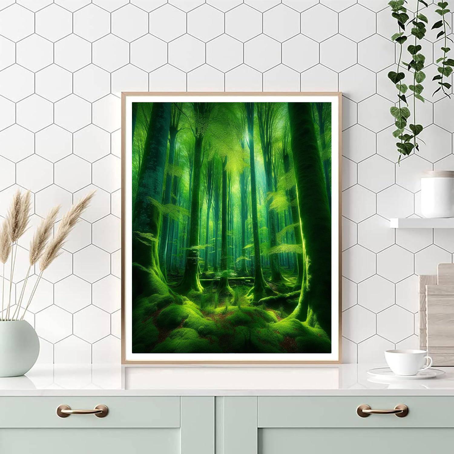 Serene Woodland Sanctuary Paint By Color