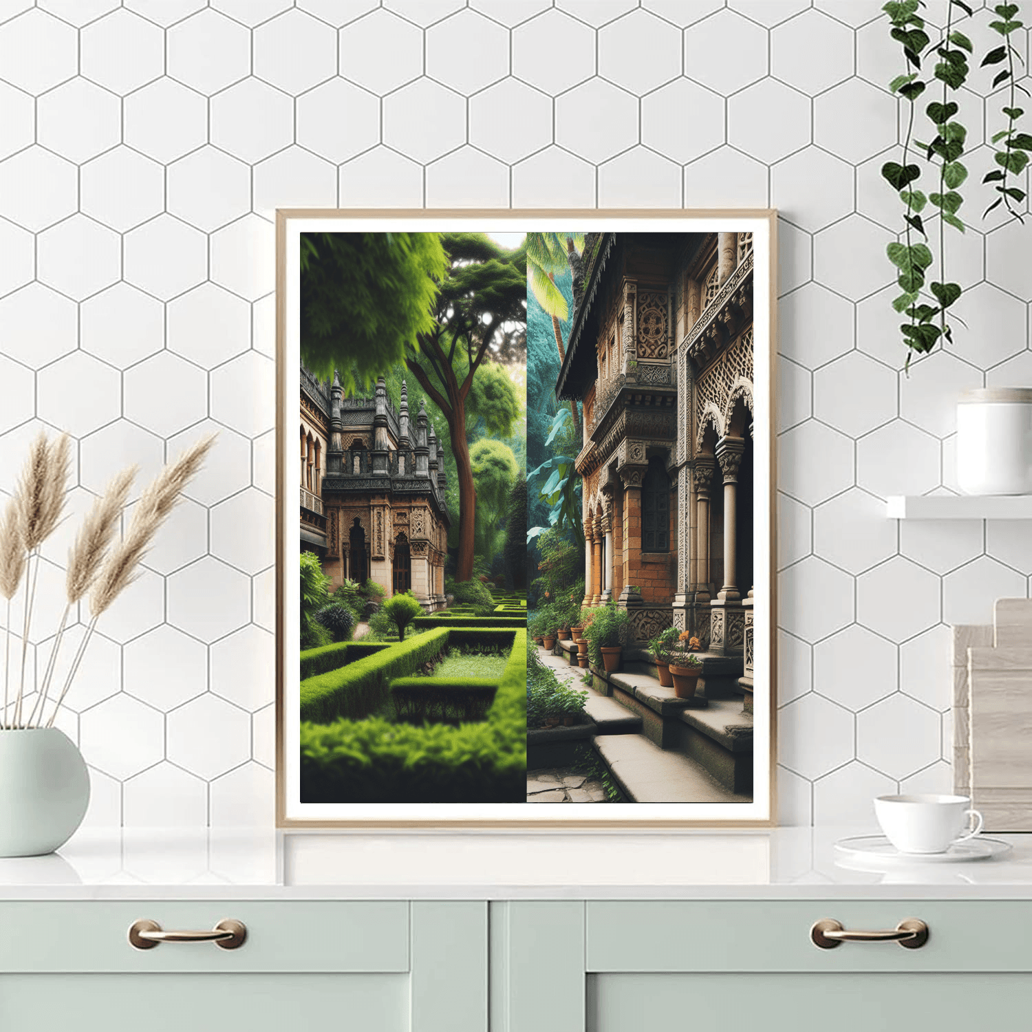 Old World Charm Number Painting