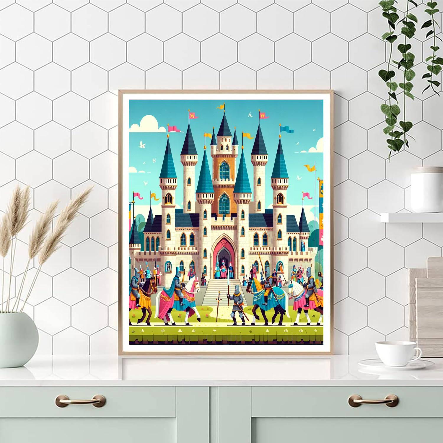 Enchanted Castle Kingdom Number Painting