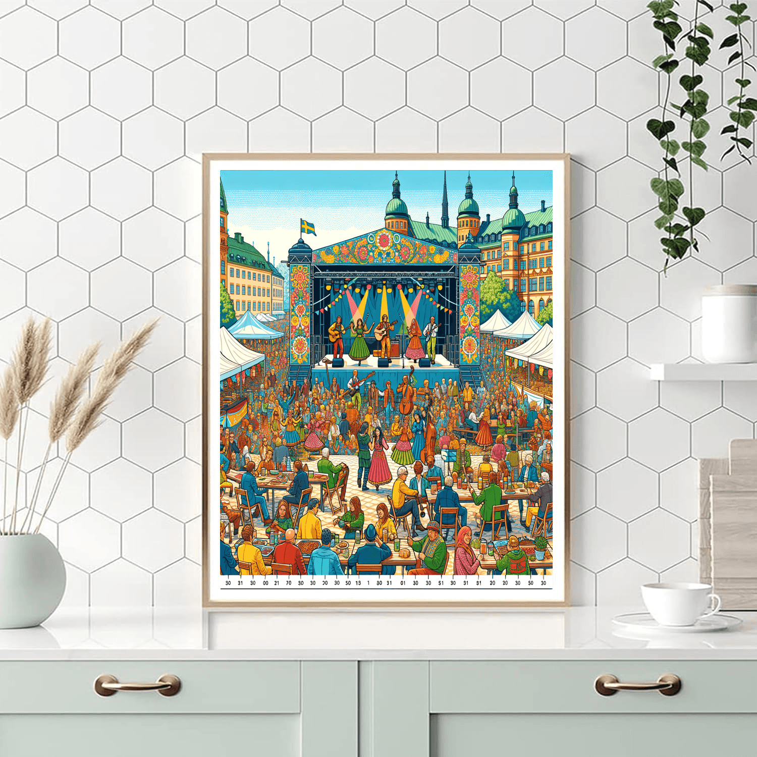 Norrkoping Festival Painting By Numbers Kit