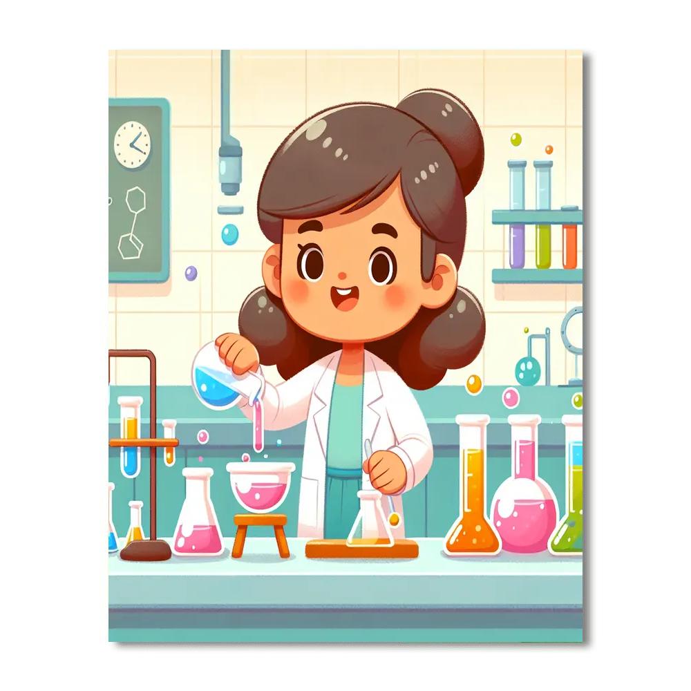 Science Lab Adventures Numbered Painting Kits