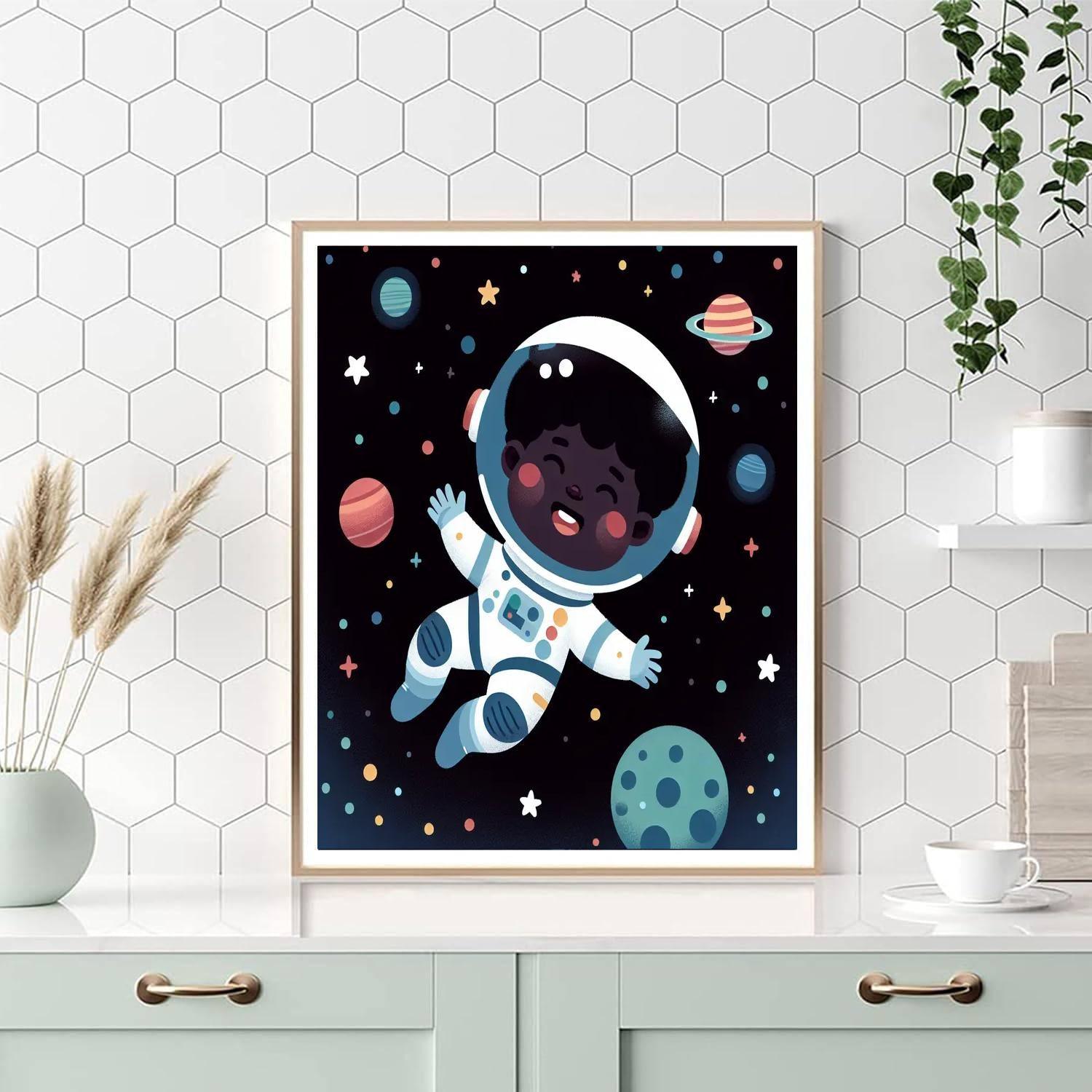 Space Astronaut Journey Paint By Numbers Kits