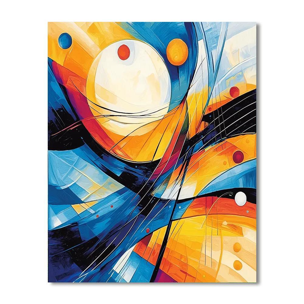 Paul Klee Inspired Rhythms Of Abstraction  Painting By Numbers Kit