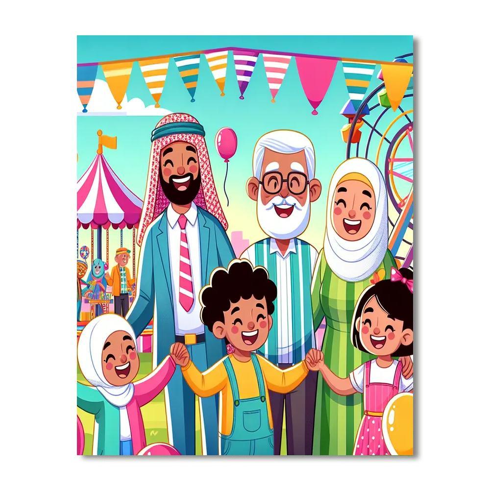 Adventure At The Carnival Paint By Numbers