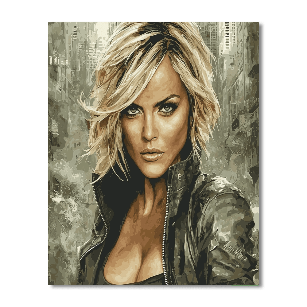 Charlize Theron: The Unstoppable Force Of Versatility Painting By Numbers Kit