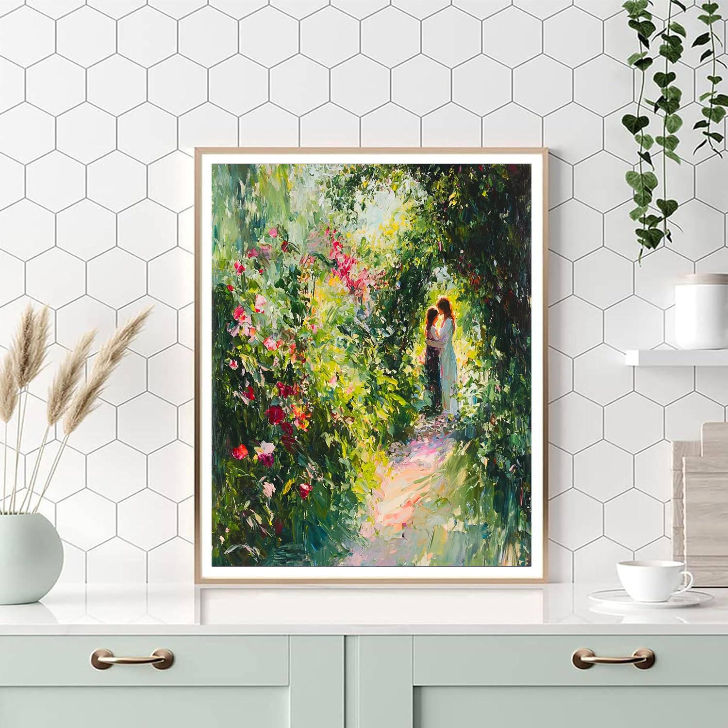 Eternal Blooms Of Love Painting By Numbers Kit