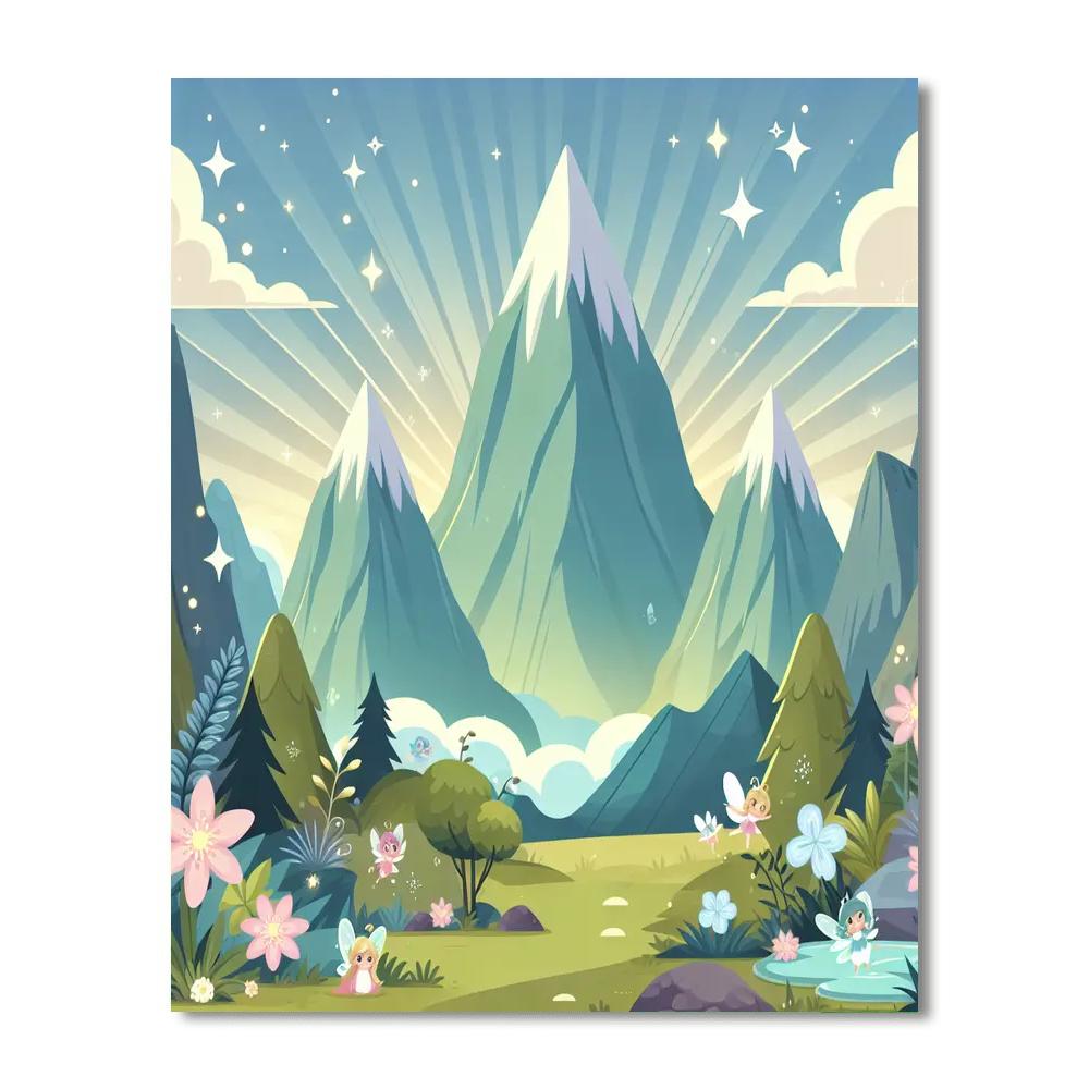Magic Mountains Paint By Numbers Kits