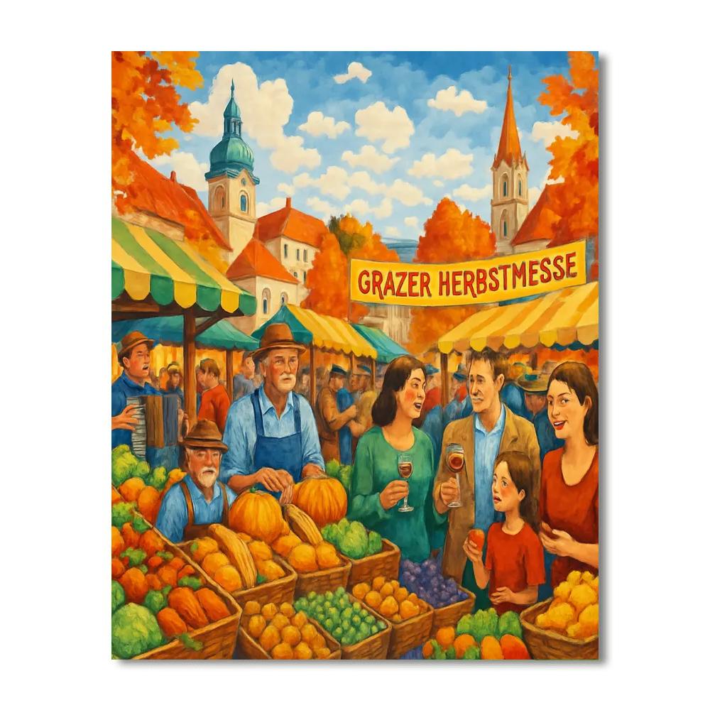 Graz Harvest Festival DIY Paint By Numbers